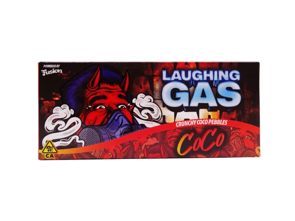 Laughing Gas × Fusion Artisan Chocolate Bar (6g) - Crunchy Coco Pebbles